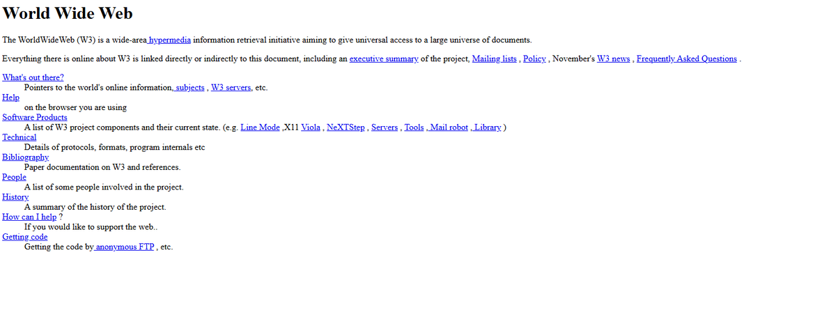 Вот так сайт выглядит до сих пор