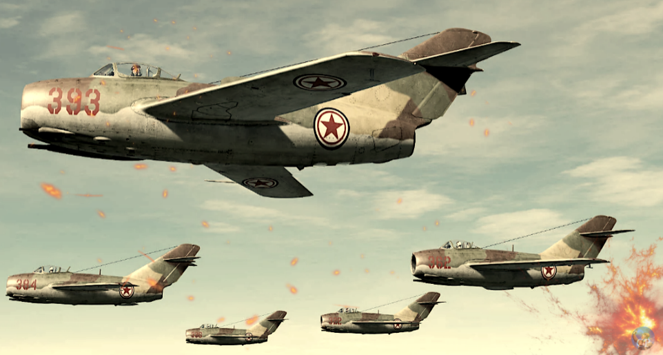 Советские МиГи в небе Северной Кореи