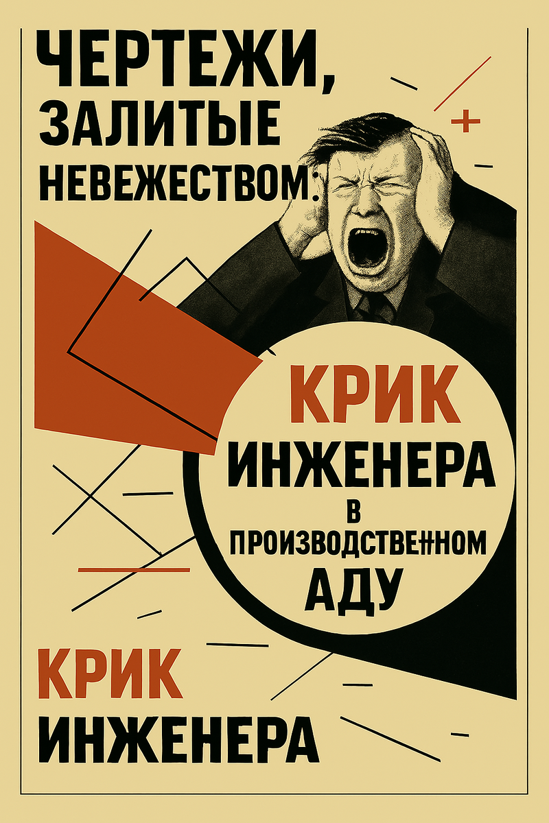 Чертежи, залитые невежеством: крик инженера в производственном аду