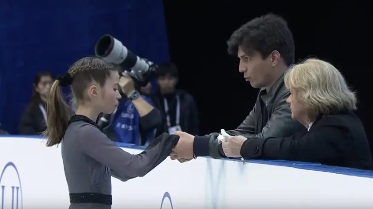 Сергей Розанов. Фото: стоп-кадр трансляции ISU.