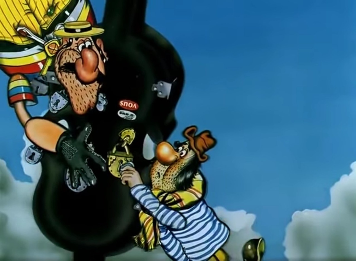 Кадр из мультфильма «Приключения капитана Врунгеля» (1976-1979)