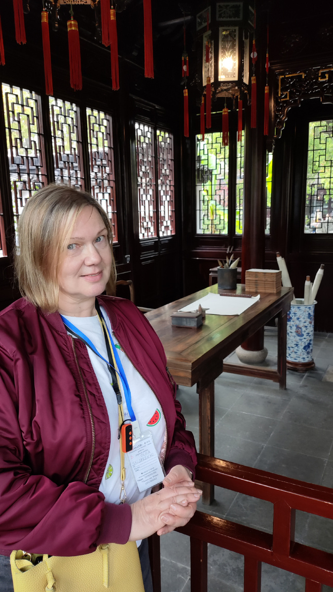 Кабинет для занятий каллиграфией в Саду Скромного чиновника.