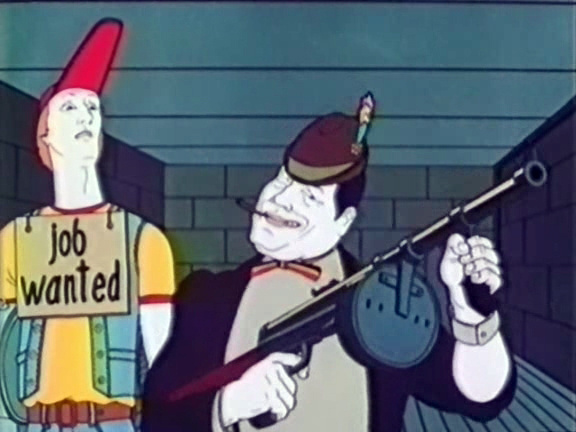 Кадр из анимационной ленты «Тир» (1979)