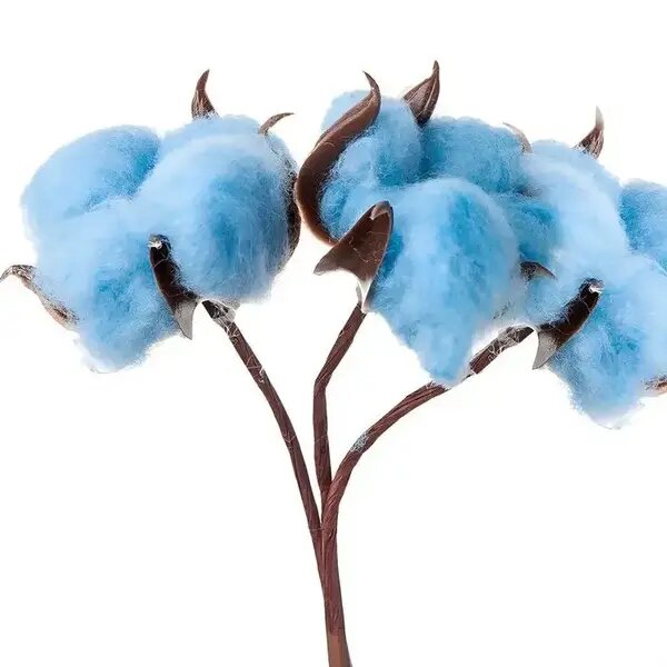   Голубой хлопок для композиций. AzaliaNow Мария Казённова