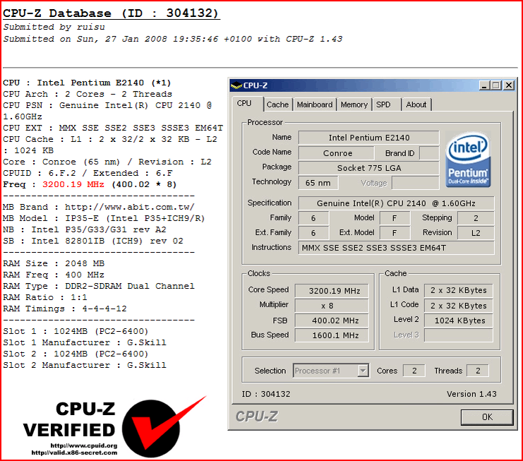 Хотя на старых системах бывает и такое. Базовая частота Pentium E2140 - 1.6 ГГц, но его разогнали вдвое. Авторство: Louis Waweru. Собственная работа, Общественное достояние, https://commons.wikimedia.org/w/index.php?curid=3464795