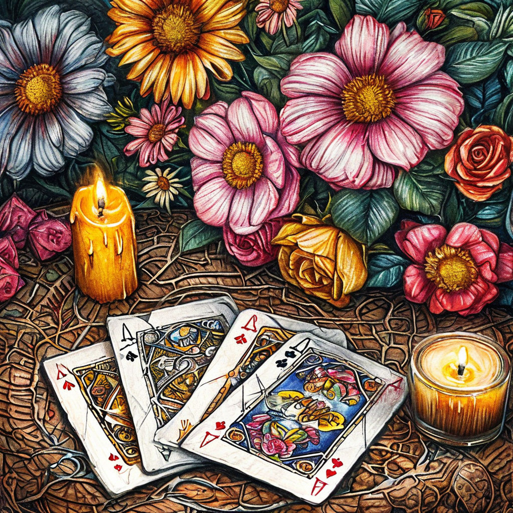 Карты. Иллюстрация сгенерирована нейросетью