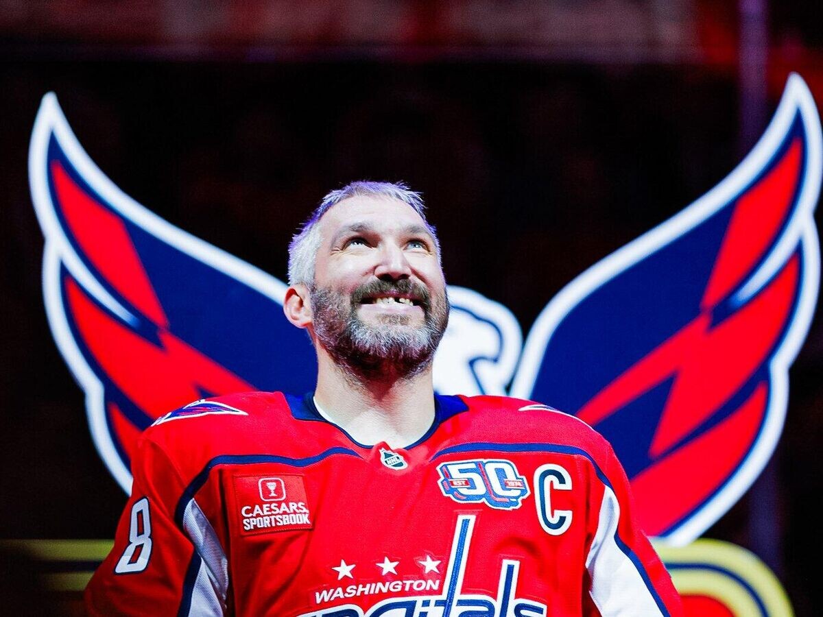    Хоккеист "Вашингтон Кэпиталз" Александр Овечкин© Фото : x.com/capitals