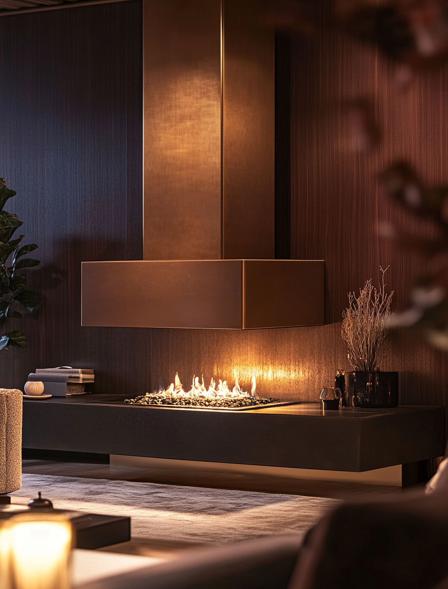    Электрокамины Jupiter FX Brass от Alex Bauman: создайте уют и стиль в вашем доме без хлопот Kamin