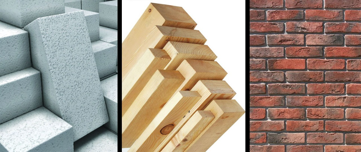 Какой материал выбрать: газобетон, дерево или кирпич?