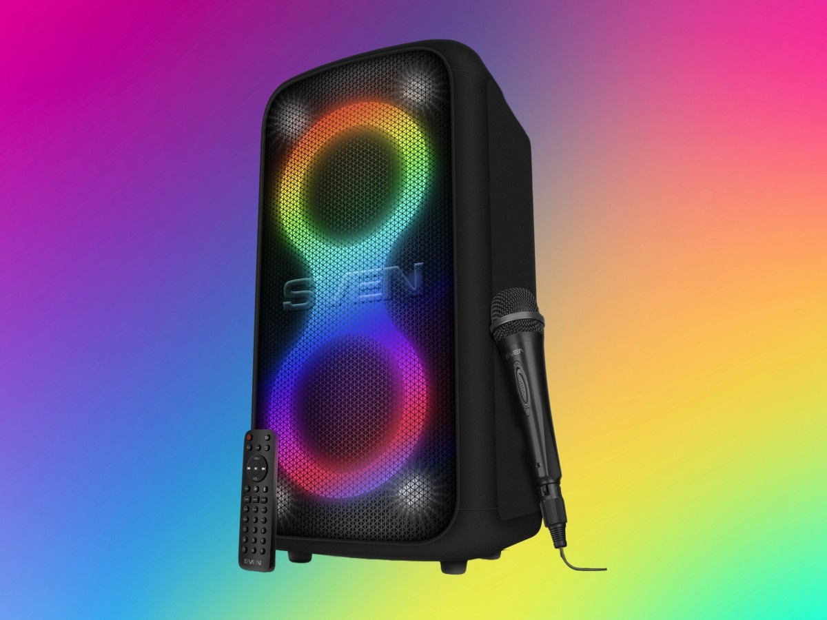    Вечеринка в чемодане: SVEN представила колонку PS-1000 с мощностью 160 Вт и 45 часами автономности