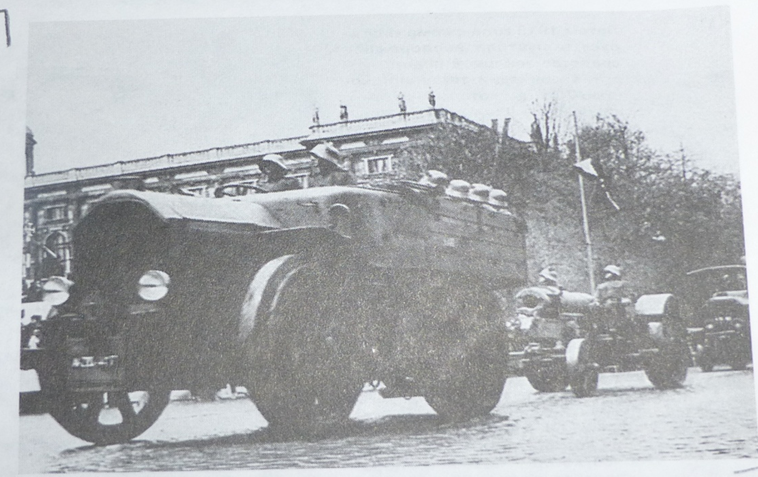 Артиллерийский тягач Австро-венгерской армии.