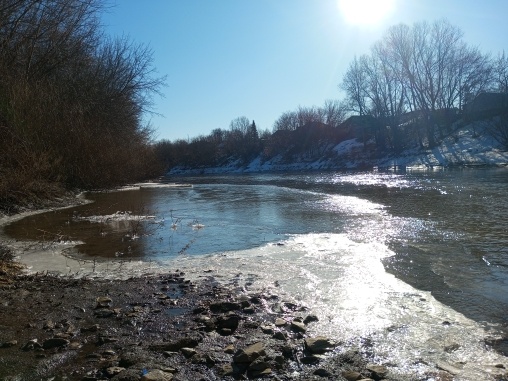 Весна. Наша скромная речка Шошма (что в переводе с марийского переводится как Весна).