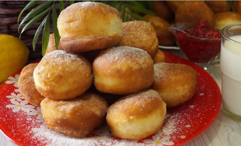 Пончики "Молочные", перед которыми невозможно устоять.