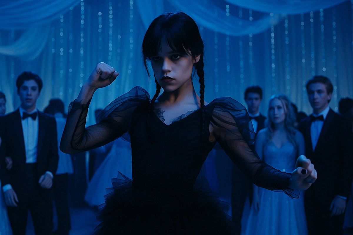 Танец Уэнсдэй на балу «Rave'N»