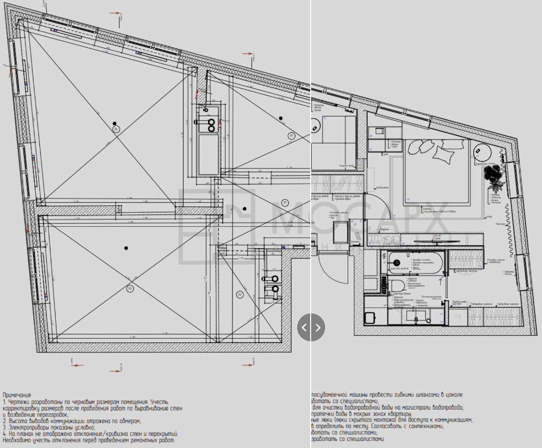 Анализ планировки квартиры в бюро МосАрх