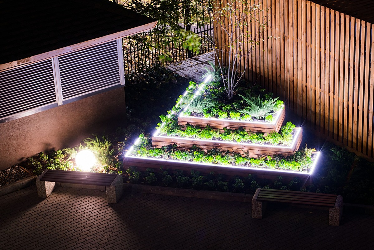 Придомовая территория отеля " Звезды Арбата" 