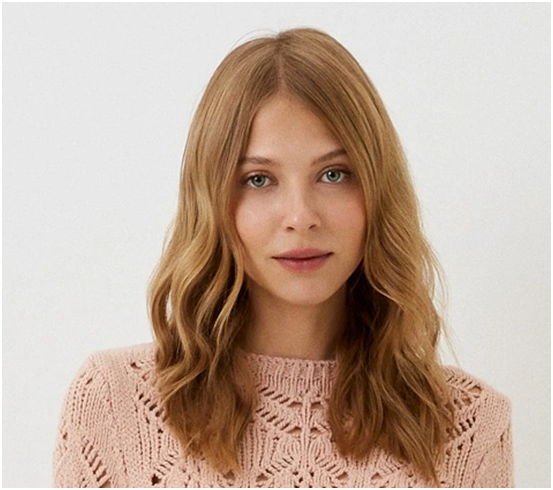 Женственный дизайн и прелестный узор джемпера от Котон создают неповторимый образ. Схема узора + образец.