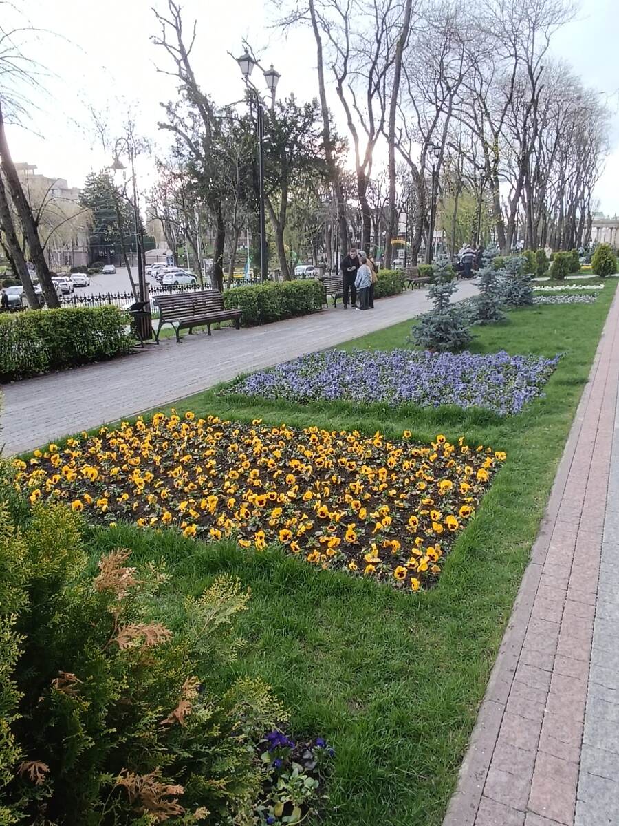 Вход в Центральный парк Ессентуков со стороны ж/д вокзала.