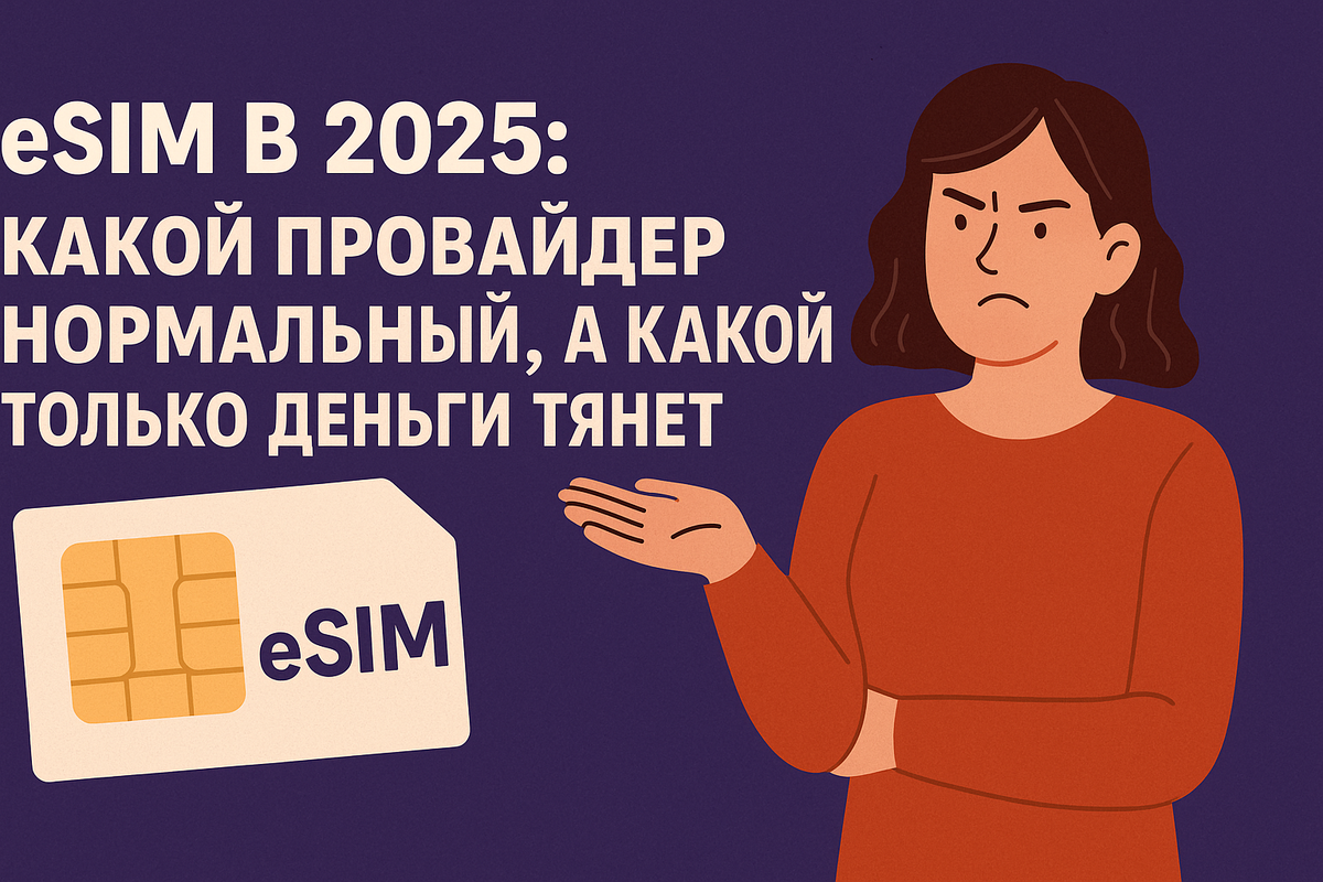 Топ eSIM-провайдеров 2025