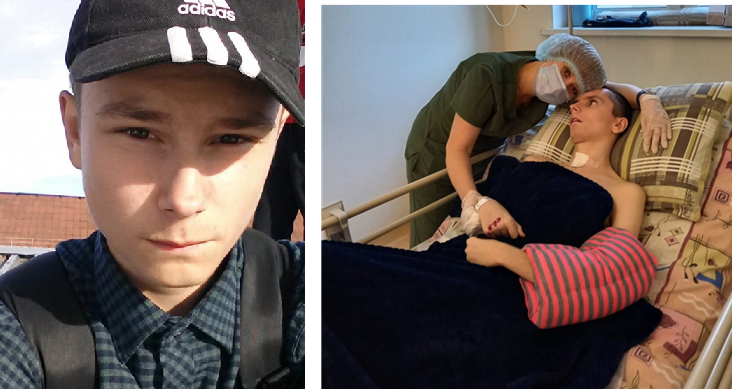 Степан до и после травмы