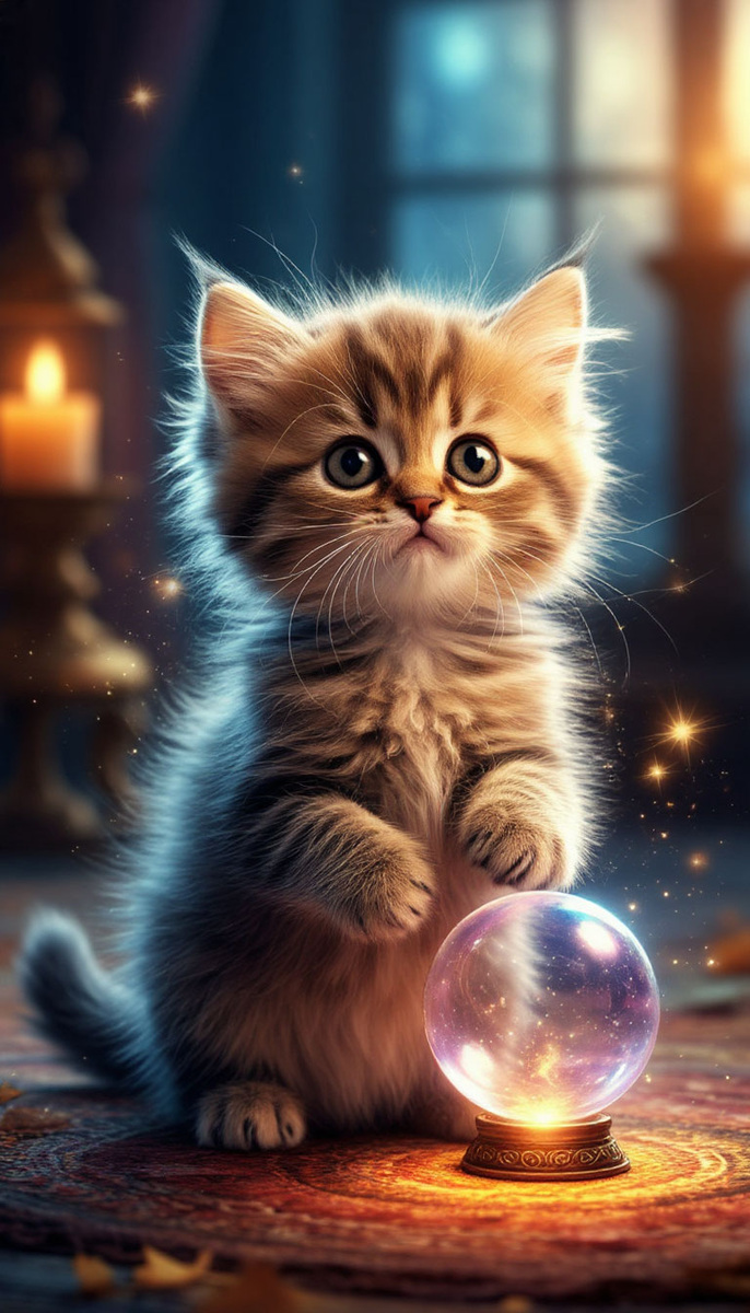 Сказка о котёнке Пушике и волшебном клубке
