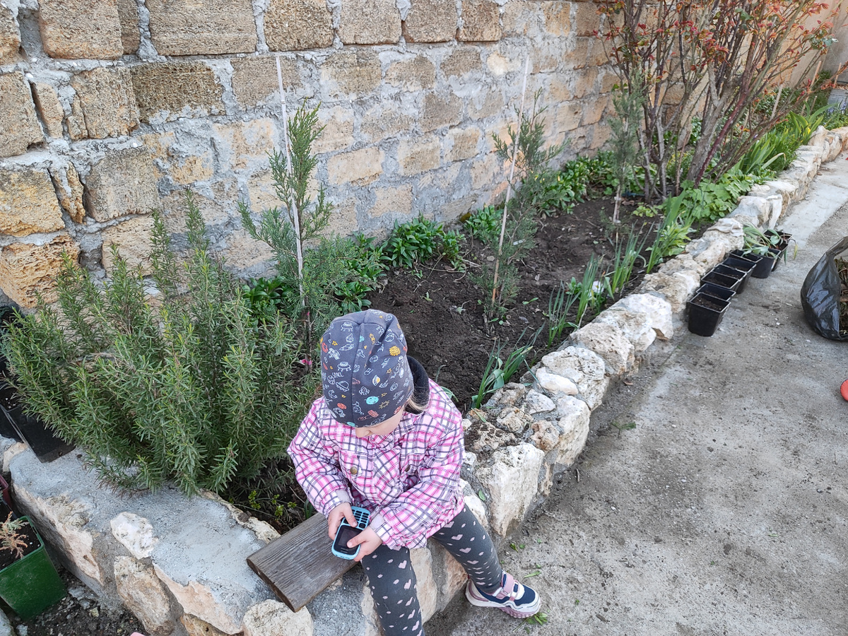 сорнки прополола, делал некоторое время назад, сейчас у нас тепло уже