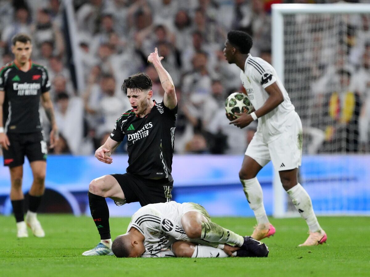    Эпизод матча ЛЧ "Реал" - Арсенал"© Getty Images / David Ramos