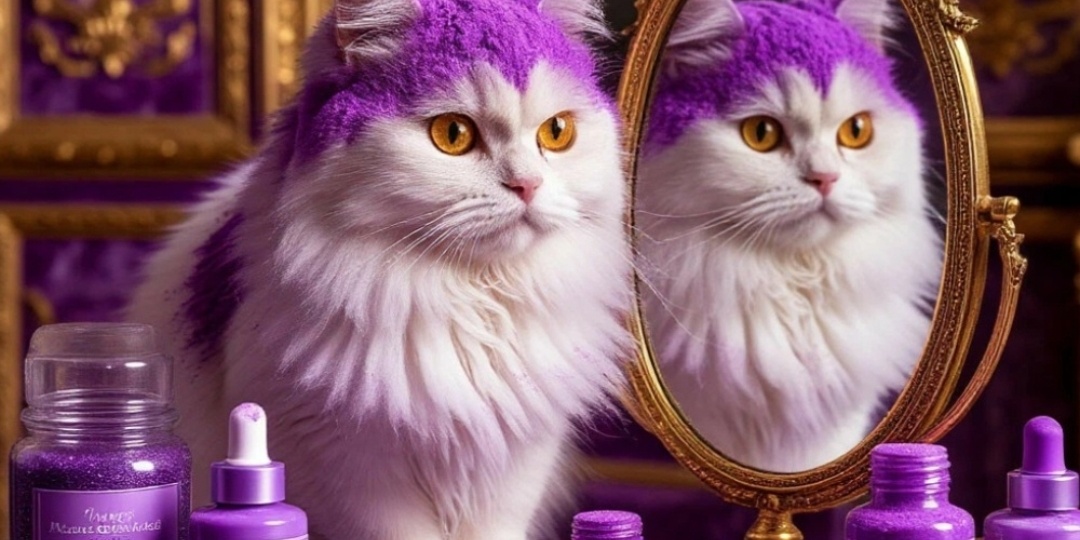 Чем котику накраситься