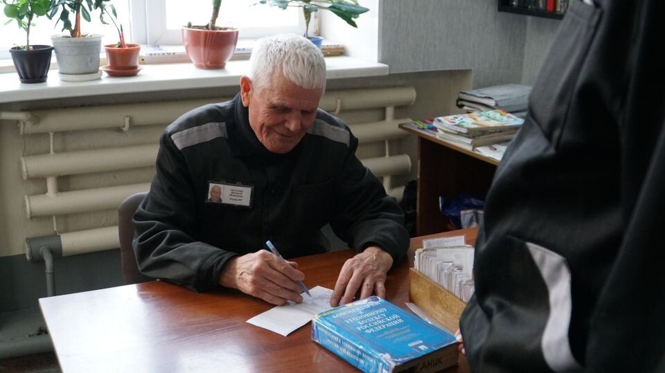    Самый пожилой заключенный Алтайского края. Источник: Анна Кольченко