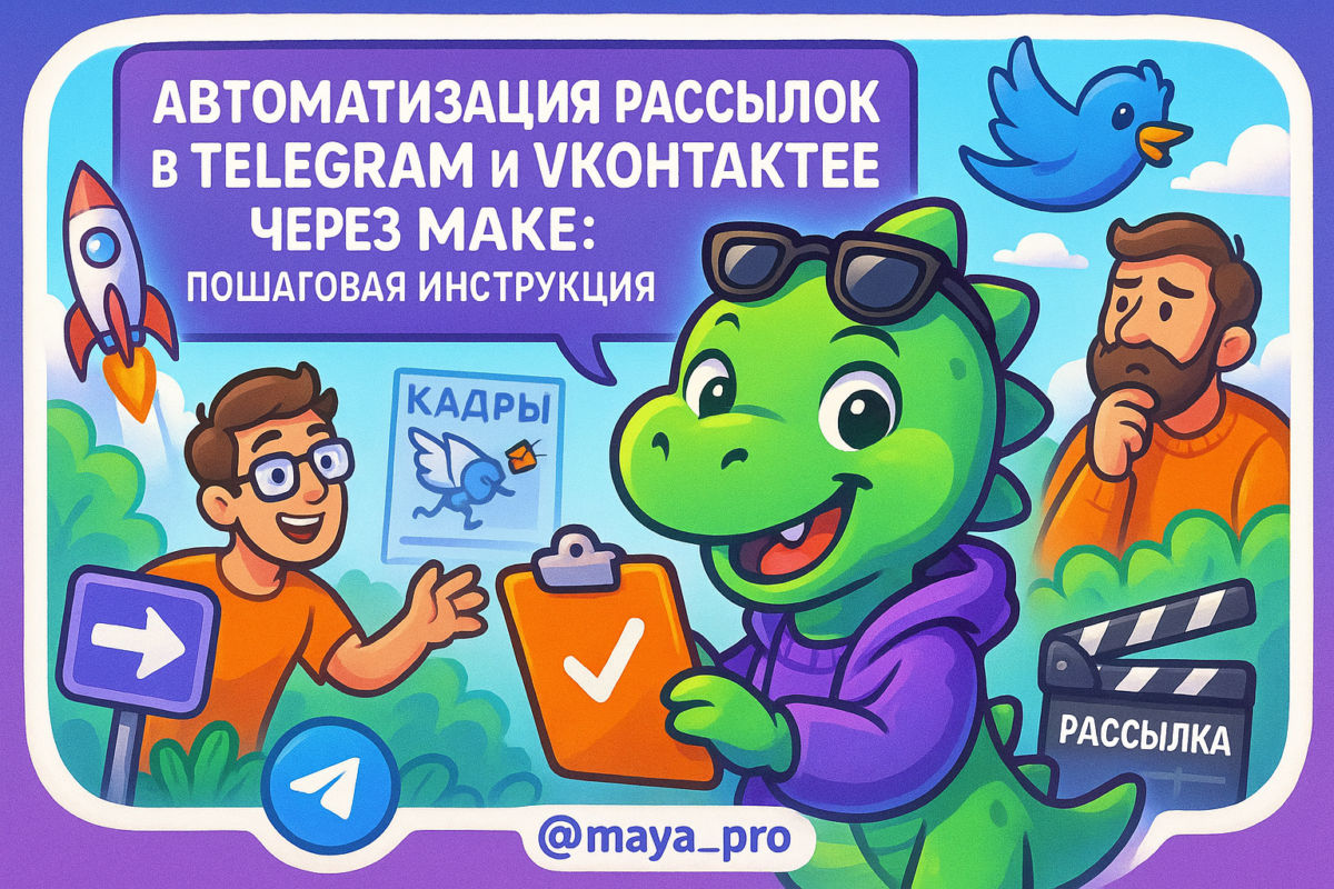    Автопостинг в Telegram и ВКонтакте: Устала от рутины? Мечтай о свободе! Артур Хорошев