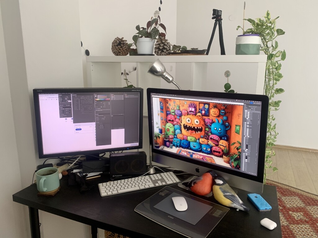 А это моё любимое рабочее место!