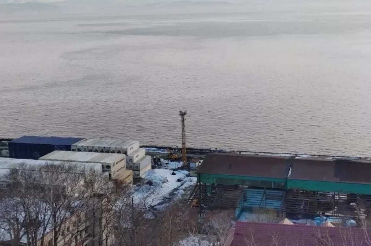    Вода Авачинской губы в Петропавловске окрасилась в красный цвет