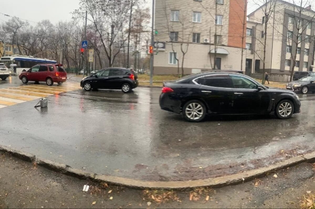    В Хабаровске водитель сбил женщину на «зеленый» и поплатился
