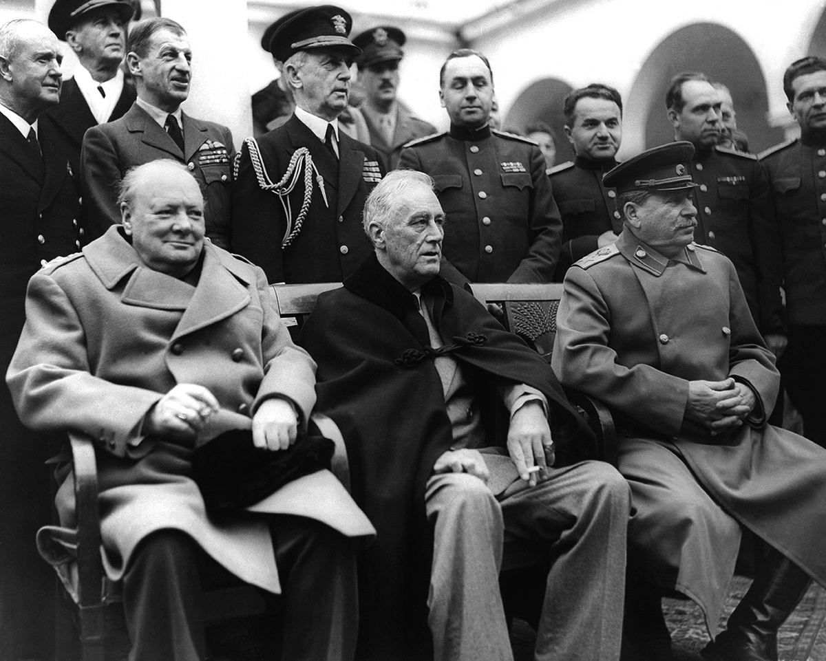 Ялтинская конференция (9 февраля 1945).