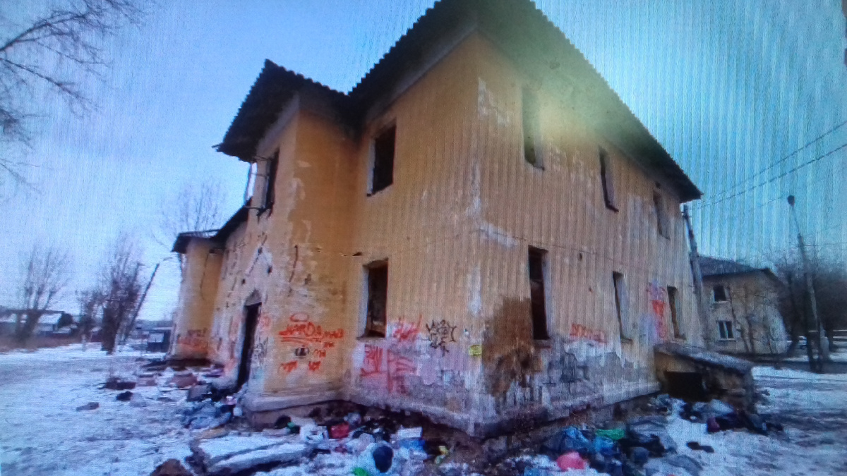 Аварийный дом  по улице Львовской в Красноярске  скоро снесут.