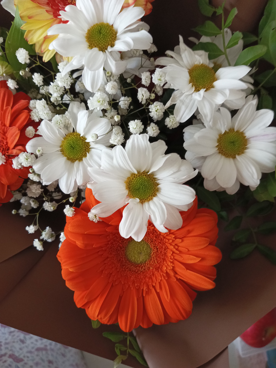 Букет от сына