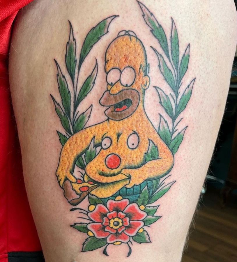 Источник: @shittysimpsonstattoos