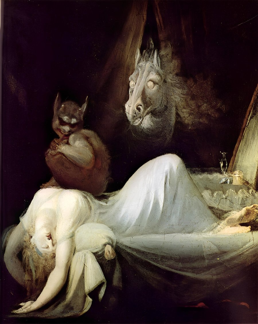 «Ночной кошмар» Генрих Фюссли 1790 г.