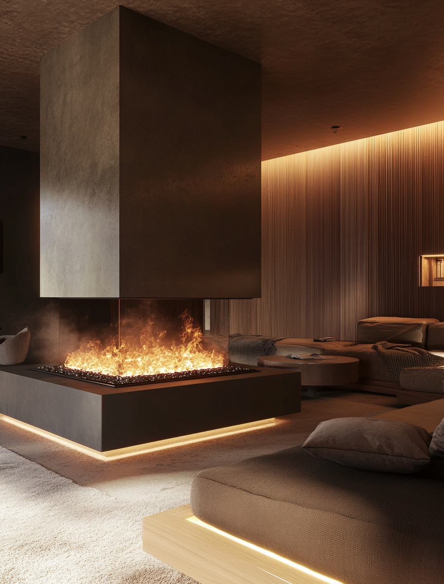    Электрокамин 3D Fog 34 от Alex Bauman: Как создать уют и стиль в вашем доме с инновационным дизайном Kamin