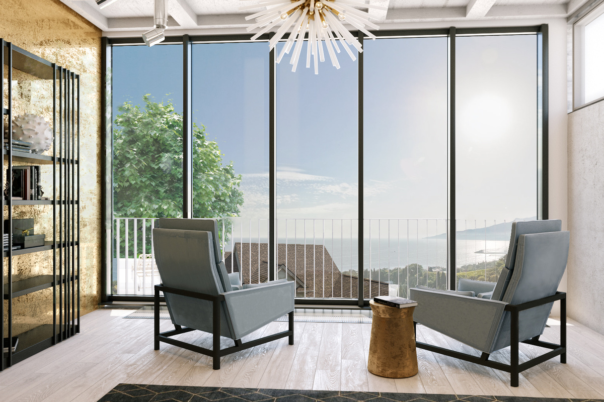 Вид из спальни