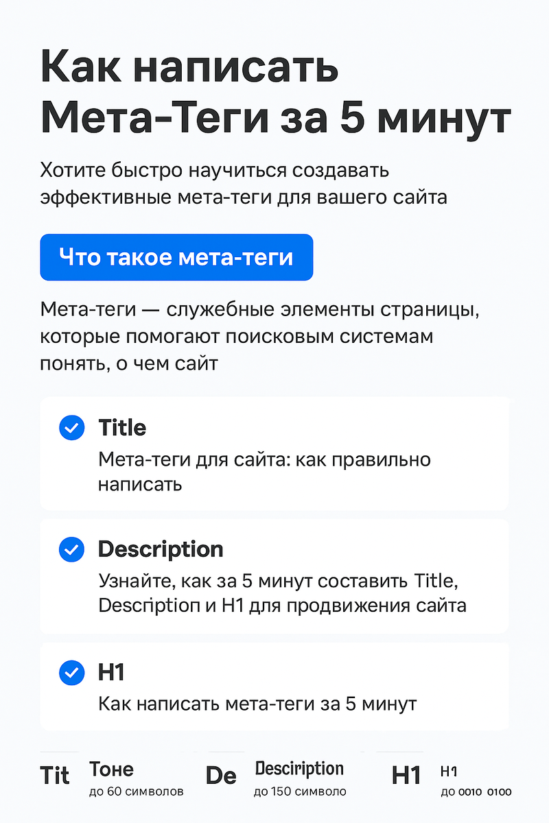 Мета-Теги за 5 минут