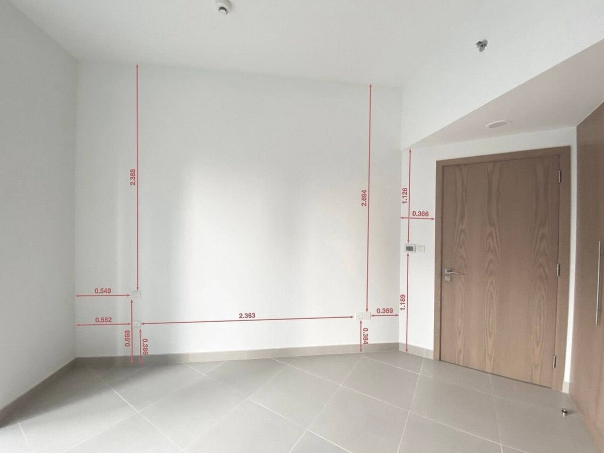 Пример типичной отделки в Дубае, до работы Furni 