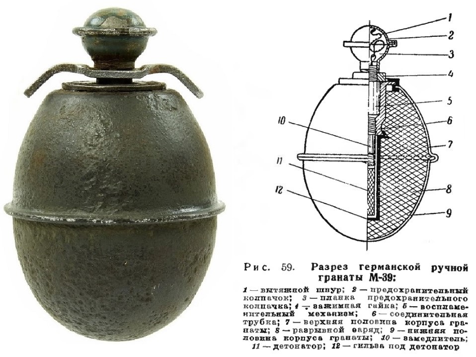Граната М39 и ее устройство.
