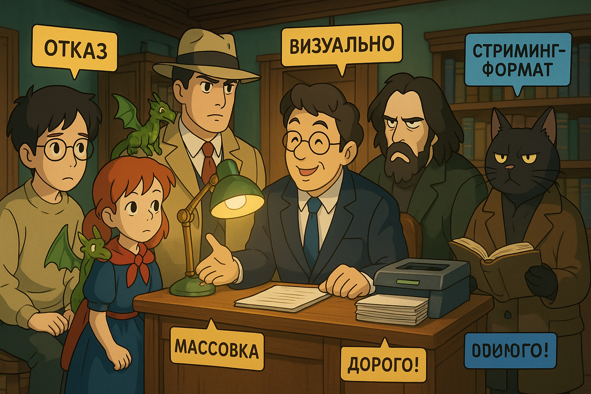 Продюсеры — обычные люди, которые каждый день рискуют потерять все деньги. Они не могут вкладываться в слишком рискованные проекты.