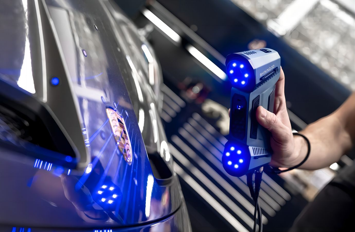 3D-сканирование с помощью лазерного 3D-сканера FreeScan Combo