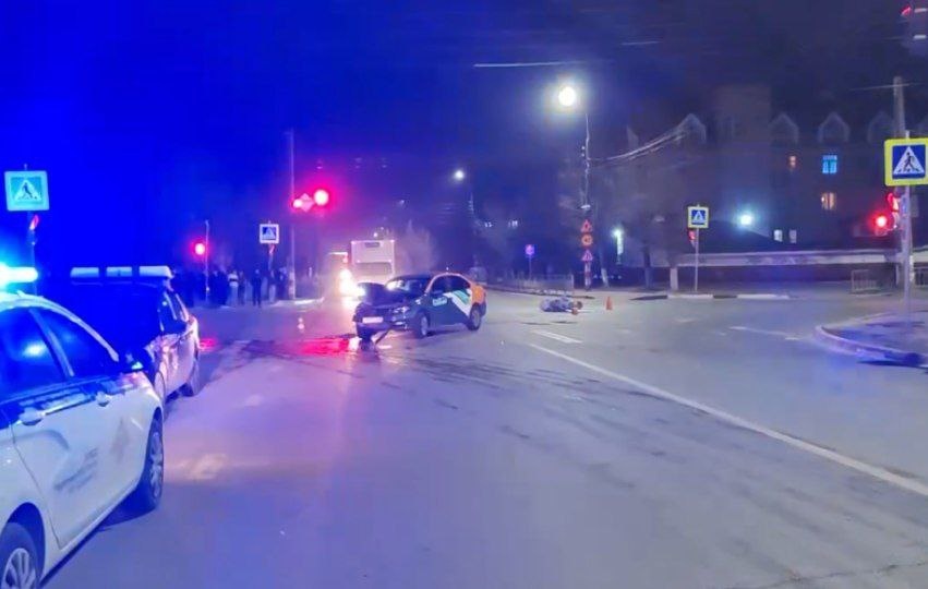    На перекрестке в Дзержинске водитель каршеринга не уступил дорогу мотоциклу Yamaha