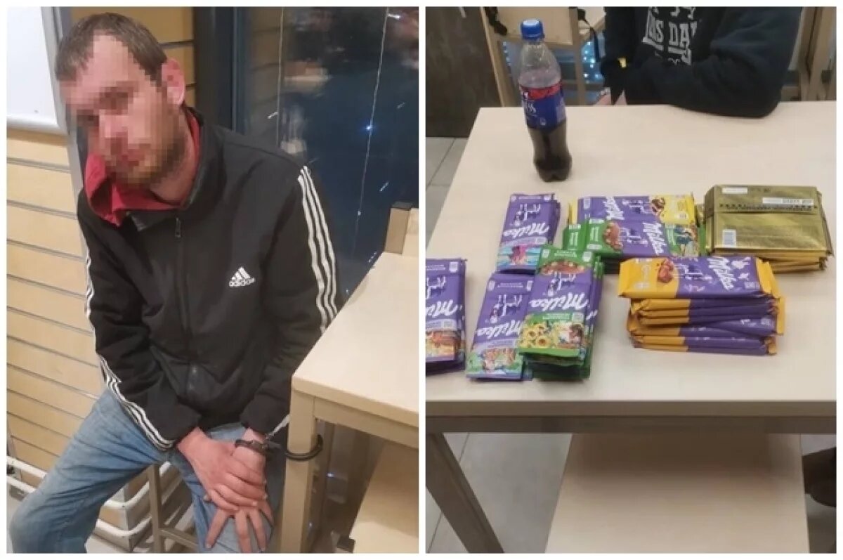    Дерзкий новосибирец пытался украсть из магазина шоколадки на 5 тысяч