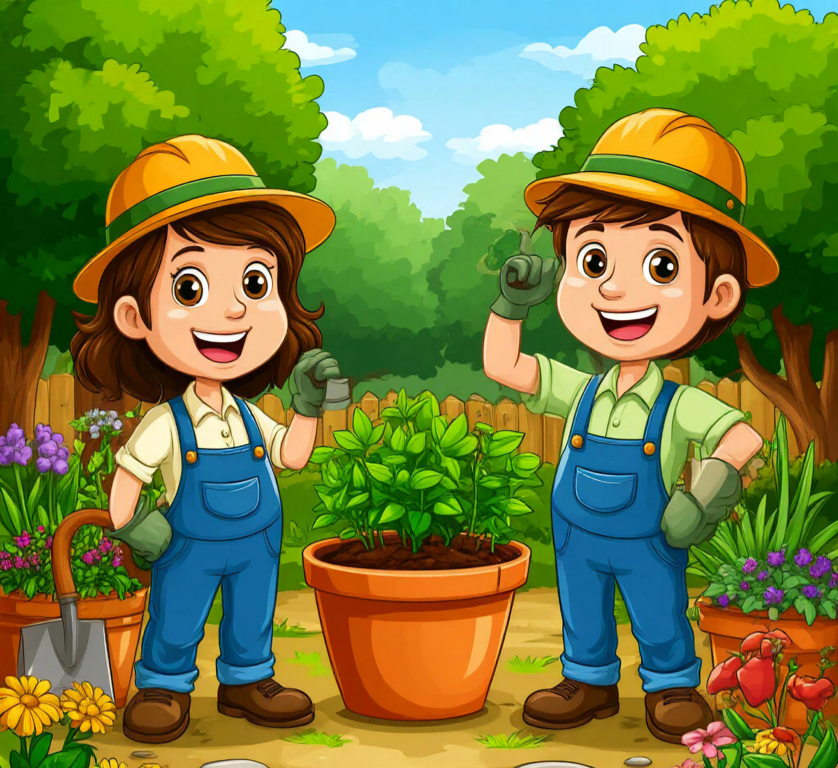 Счастливые дачники