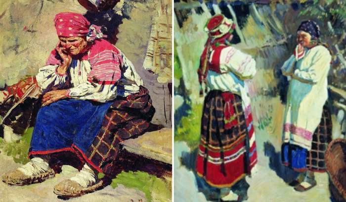 Красная понева считалась повседневной.