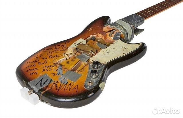 Ценнейшие куски инструмента легенды - Курта Кобейна